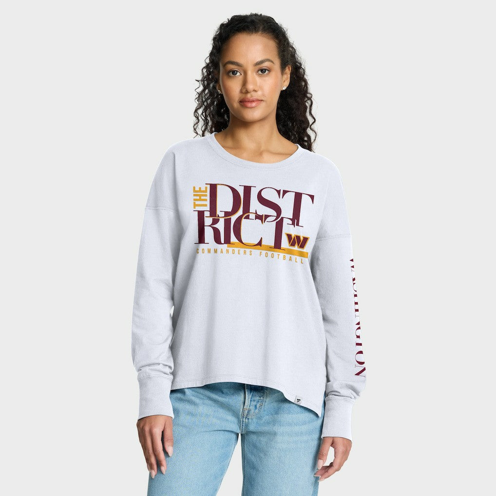 Washington Commanders Women's Hometown Legacy Long Sleeve T-Shirt White