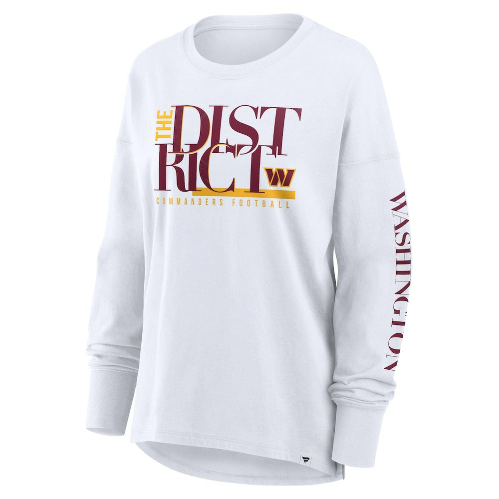 Washington Commanders Women's Hometown Legacy Long Sleeve T-Shirt White
