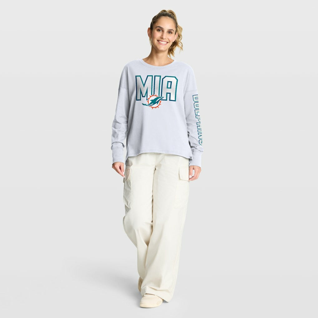 Miami Dolphins Women's Hometown Legacy Long Sleeve T-Shirt White