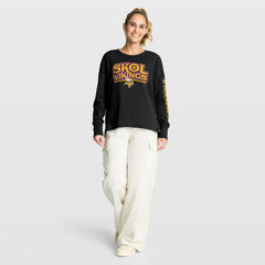 Minnesota Vikings Women's Hometown Legacy Long Sleeve T-Shirt Black