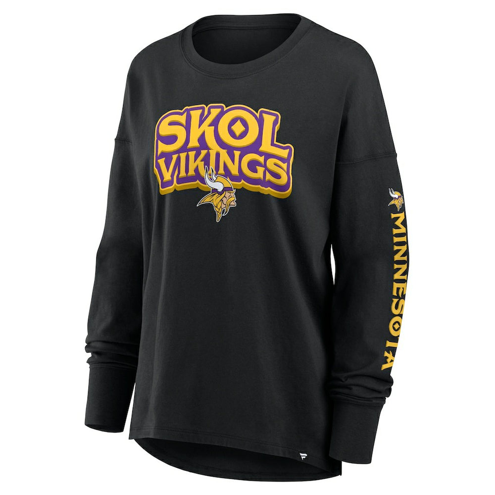 Minnesota Vikings Women's Hometown Legacy Long Sleeve T-Shirt Black