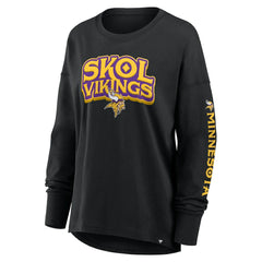 Minnesota Vikings Women's Hometown Legacy Long Sleeve T-Shirt Black