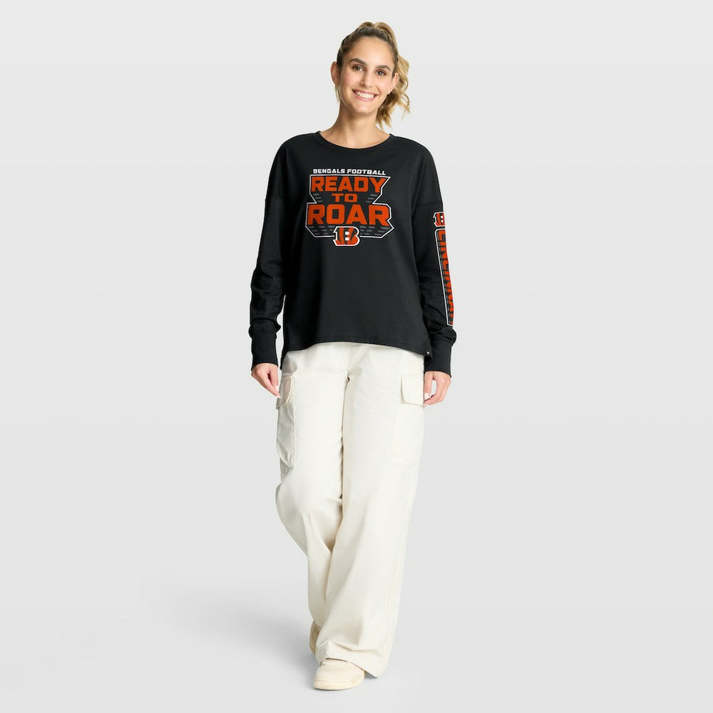 Cincinnati Bengals Women's Hometown Legacy Long Sleeve T-Shirt Black