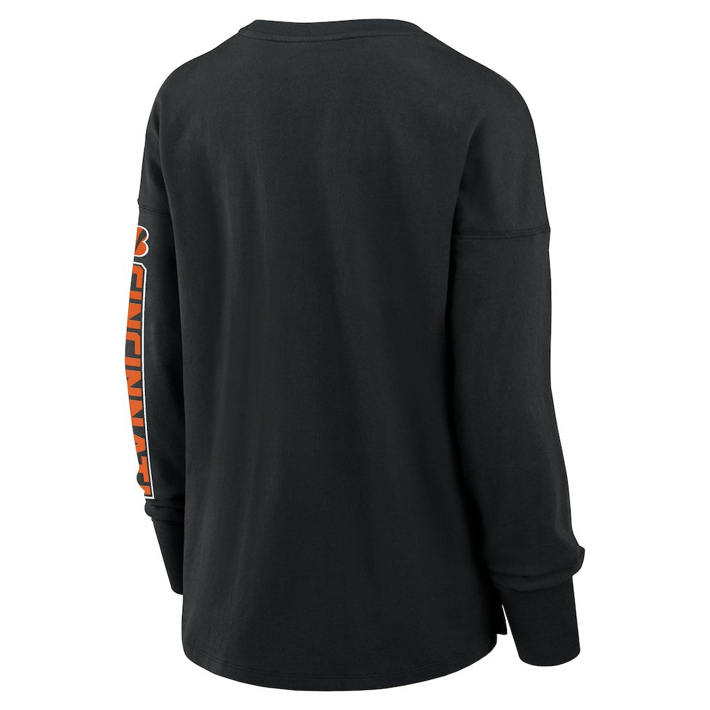 Cincinnati Bengals Women's Hometown Legacy Long Sleeve T-Shirt Black