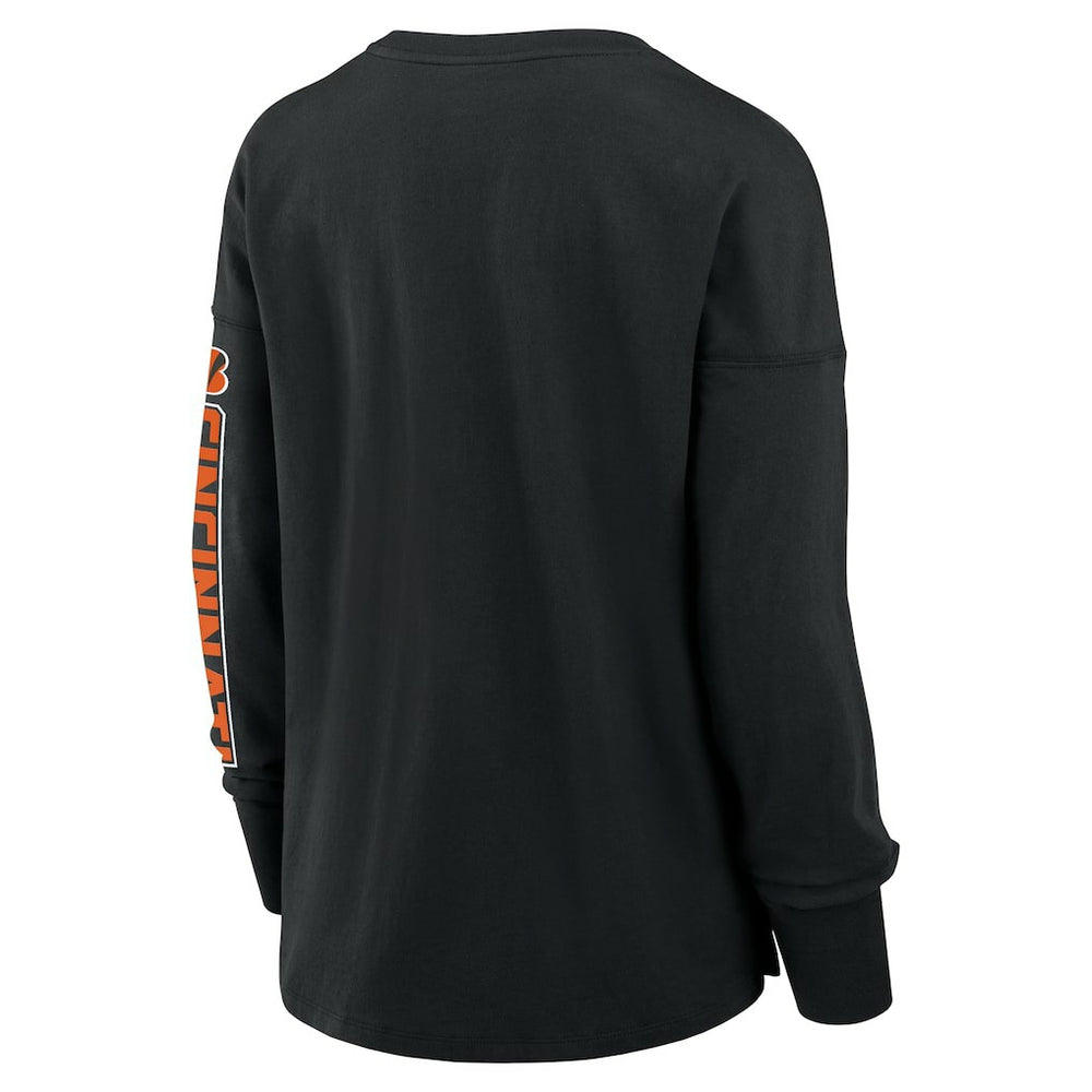 Cincinnati Bengals Women's Hometown Legacy Long Sleeve T-Shirt Black