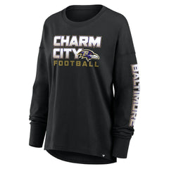 Baltimore Ravens Women's Hometown Legacy Long Sleeve T-Shirt Black