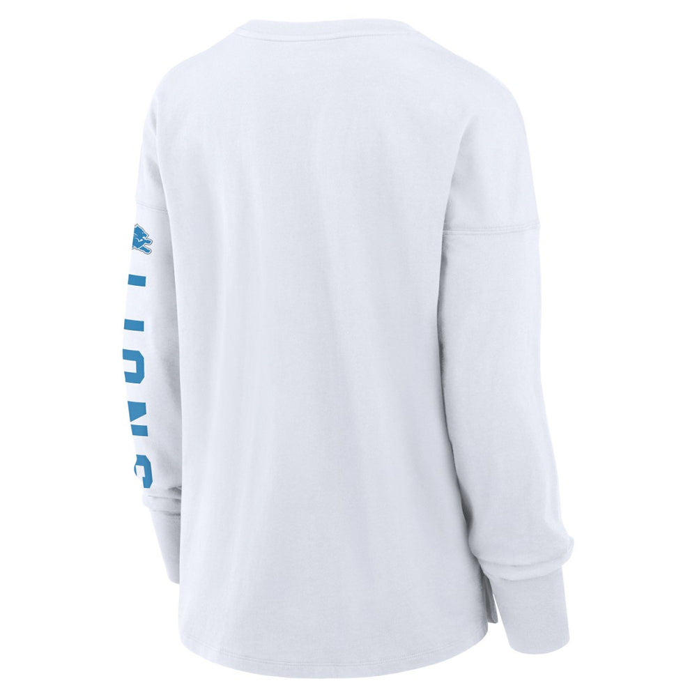Detroit Lions Women's Hometown Legacy Long Sleeve T-Shirt White