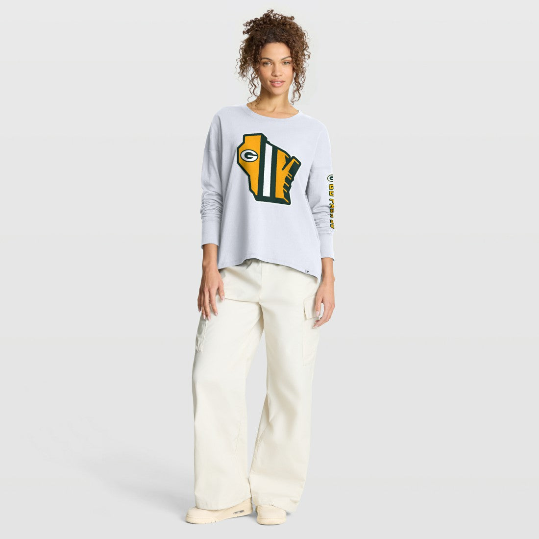 Green Bay Packers Women's Hometown Legacy Long Sleeve T-Shirt White
