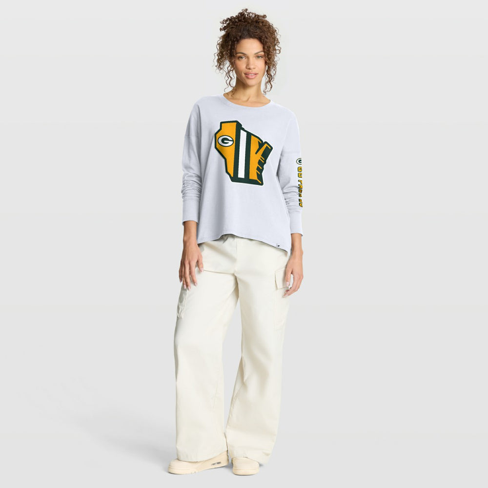 Green Bay Packers Women's Hometown Legacy Long Sleeve T-Shirt White