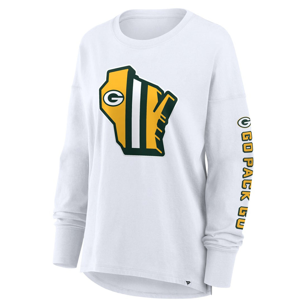 Green Bay Packers Women's Hometown Legacy Long Sleeve T-Shirt White