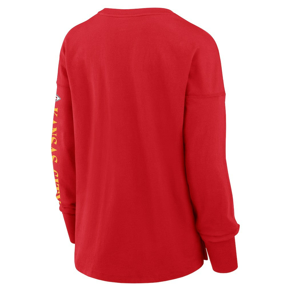 Kansas City Chiefs Women's Hometown Legacy Long Sleeve T-Shirt Red