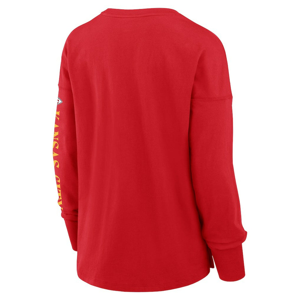 Kansas City Chiefs Women's Hometown Legacy Long Sleeve T-Shirt Red