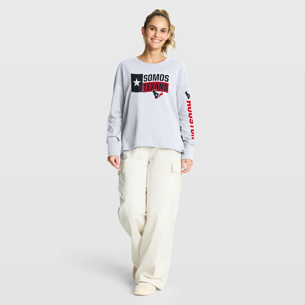 Houston Texans Women's Hometown Legacy Long Sleeve T-Shirt White