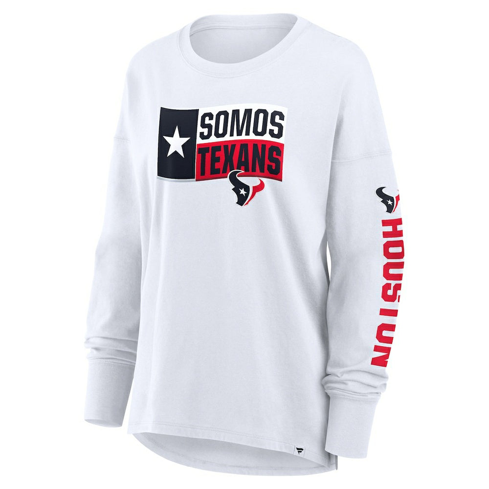 Houston Texans Women's Hometown Legacy Long Sleeve T-Shirt White