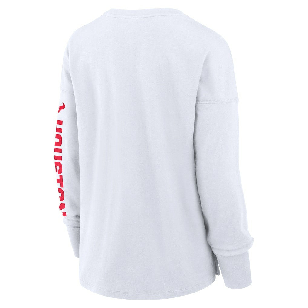 Houston Texans Women's Hometown Legacy Long Sleeve T-Shirt White