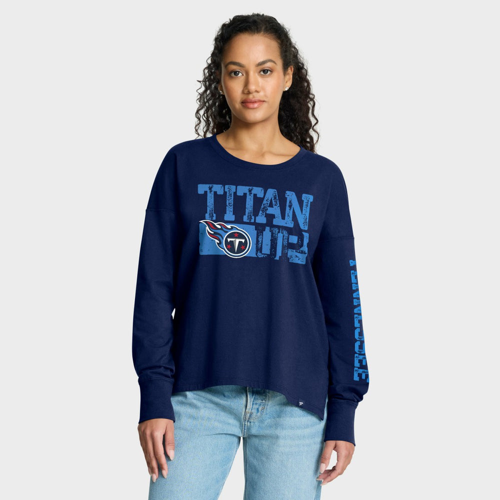 Tennessee Titans Women's Hometown Legacy Long Sleeve T-Shirt Navy