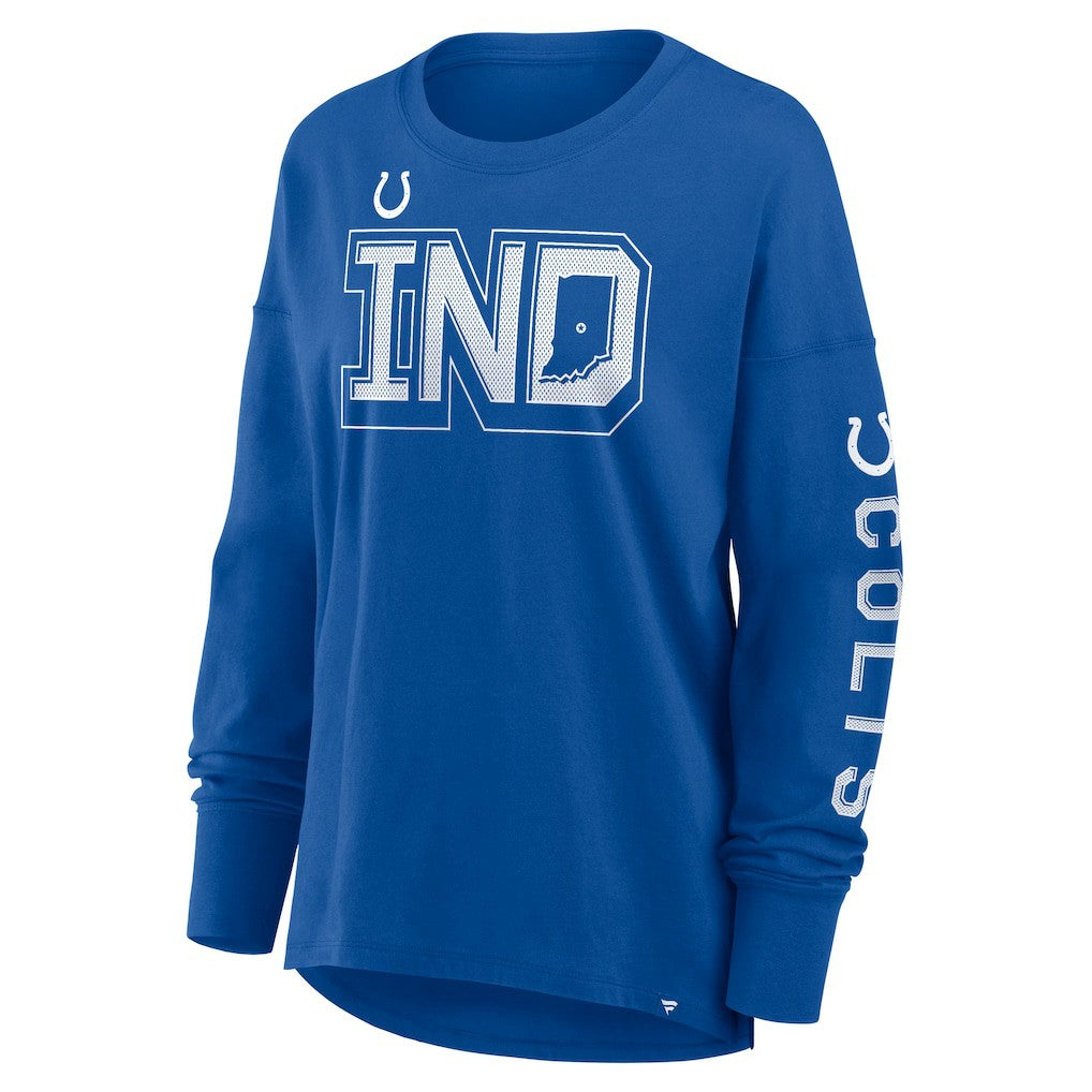 Indianapolis Colts Women's Hometown Legacy Long Sleeve T-Shirt Royal
