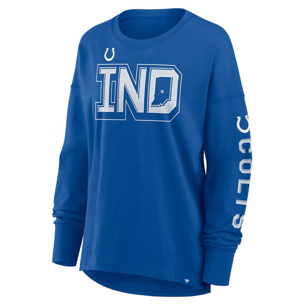 Indianapolis Colts Women's Hometown Legacy Long Sleeve T-Shirt Royal