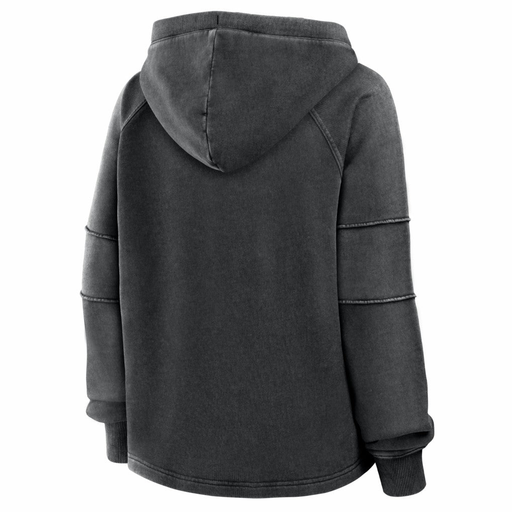 Pittsburgh Steelers Women's Oversized Raglan Gridiron Hoodie Black