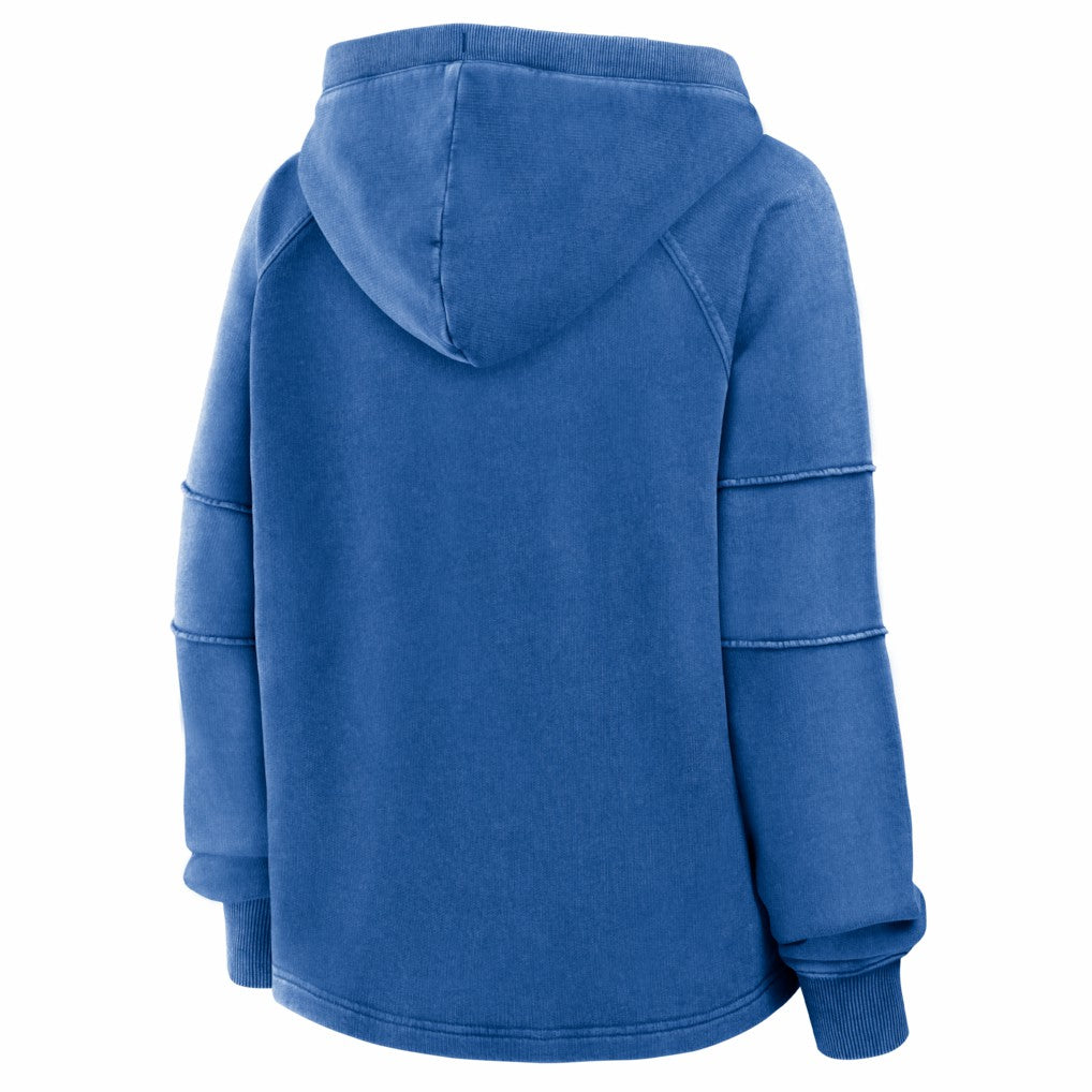 Buffalo Bills Women's Oversized Raglan Gridiron Hoodie Royal