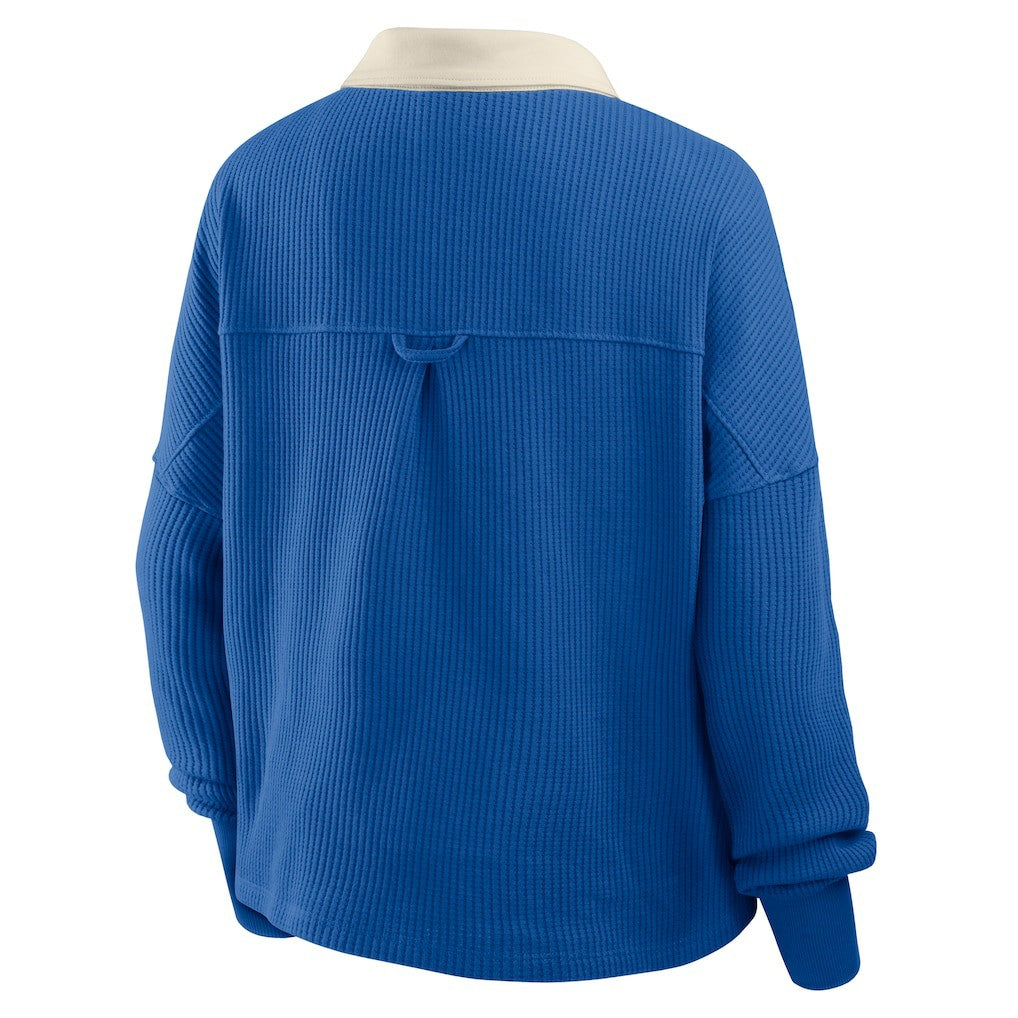 Buffalo Bills Women's Oversized Hometown Premium Thermal Long Sleeve Shirt Royal