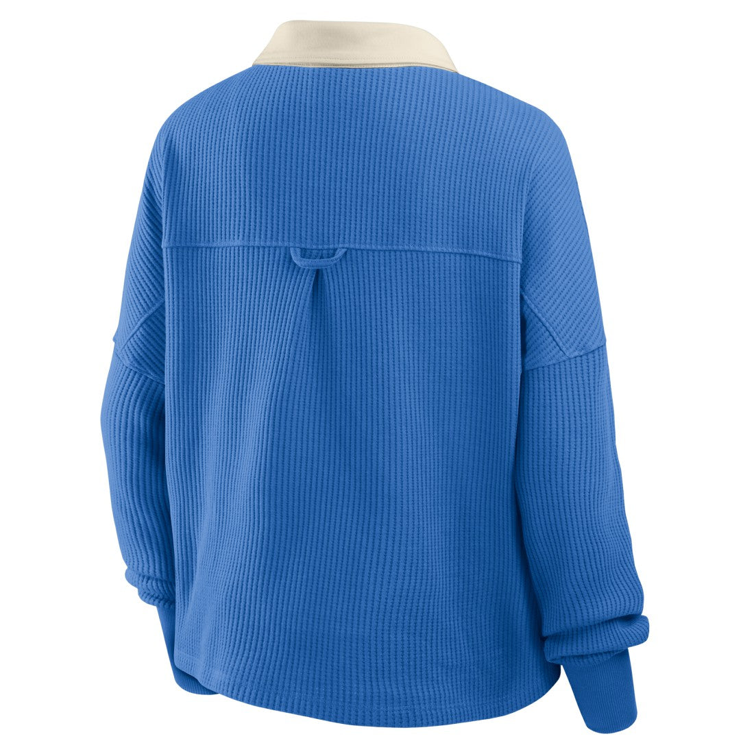 Detroit Lions Women's Oversized Hometown Premium Thermal Long Sleeve Shirt Blue