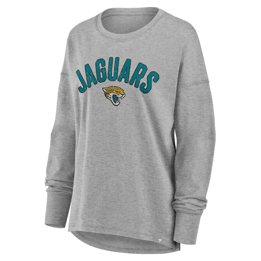 Jacksonville Jaguars Women's Hometown Legacy Long Sleeve T-Shirt Heather Gray