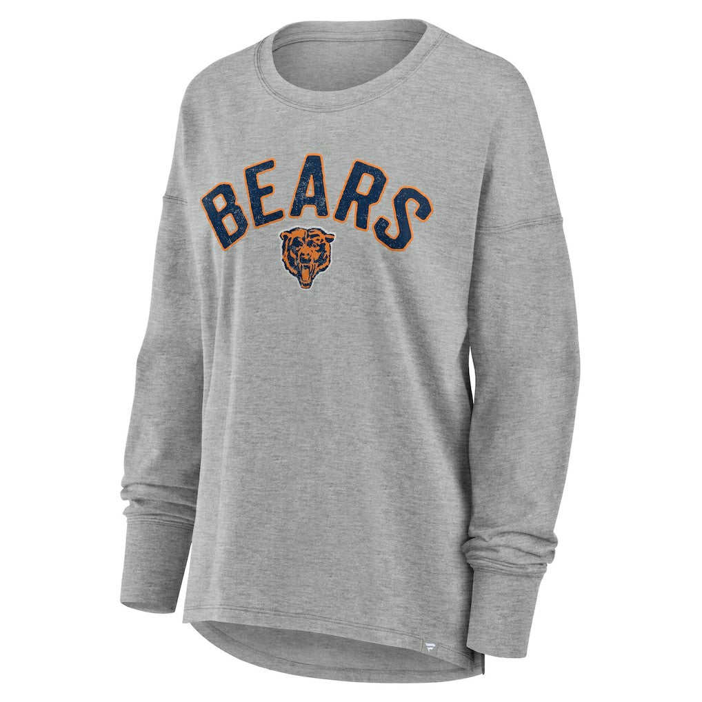 Chicago Bears Women's Hometown Legacy Long Sleeve T-Shirt Heather Gray