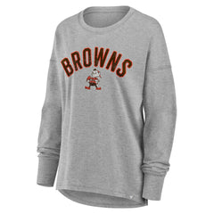 Cleveland Browns Women's Hometown Legacy Long Sleeve T-Shirt Heather Gray