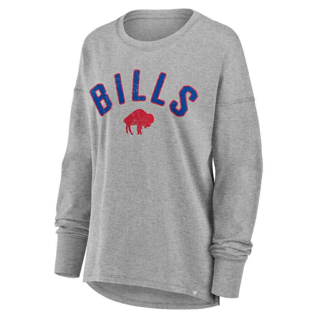 Buffalo Bills Women's Hometown Legacy Long Sleeve T-Shirt Heather Gray