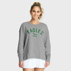 Philadelphia Eagles Women's Hometown Legacy Long Sleeve T-Shirt Heather Gray