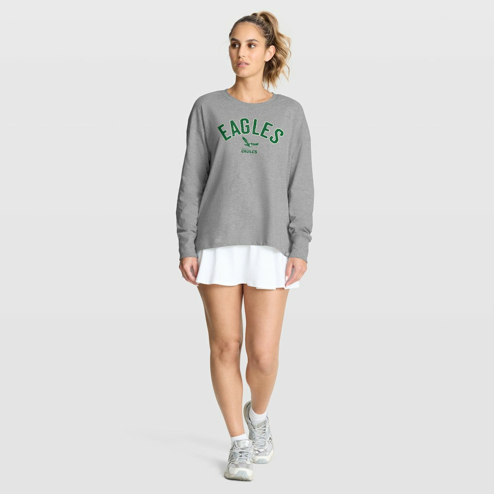 Philadelphia Eagles Women's Hometown Legacy Long Sleeve T-Shirt Heather Gray