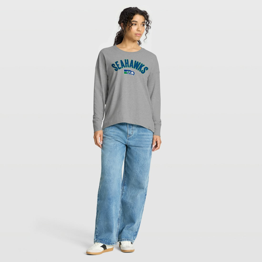 Seattle Seahawks Women's Hometown Legacy Long Sleeve T-Shirt Heather Gray