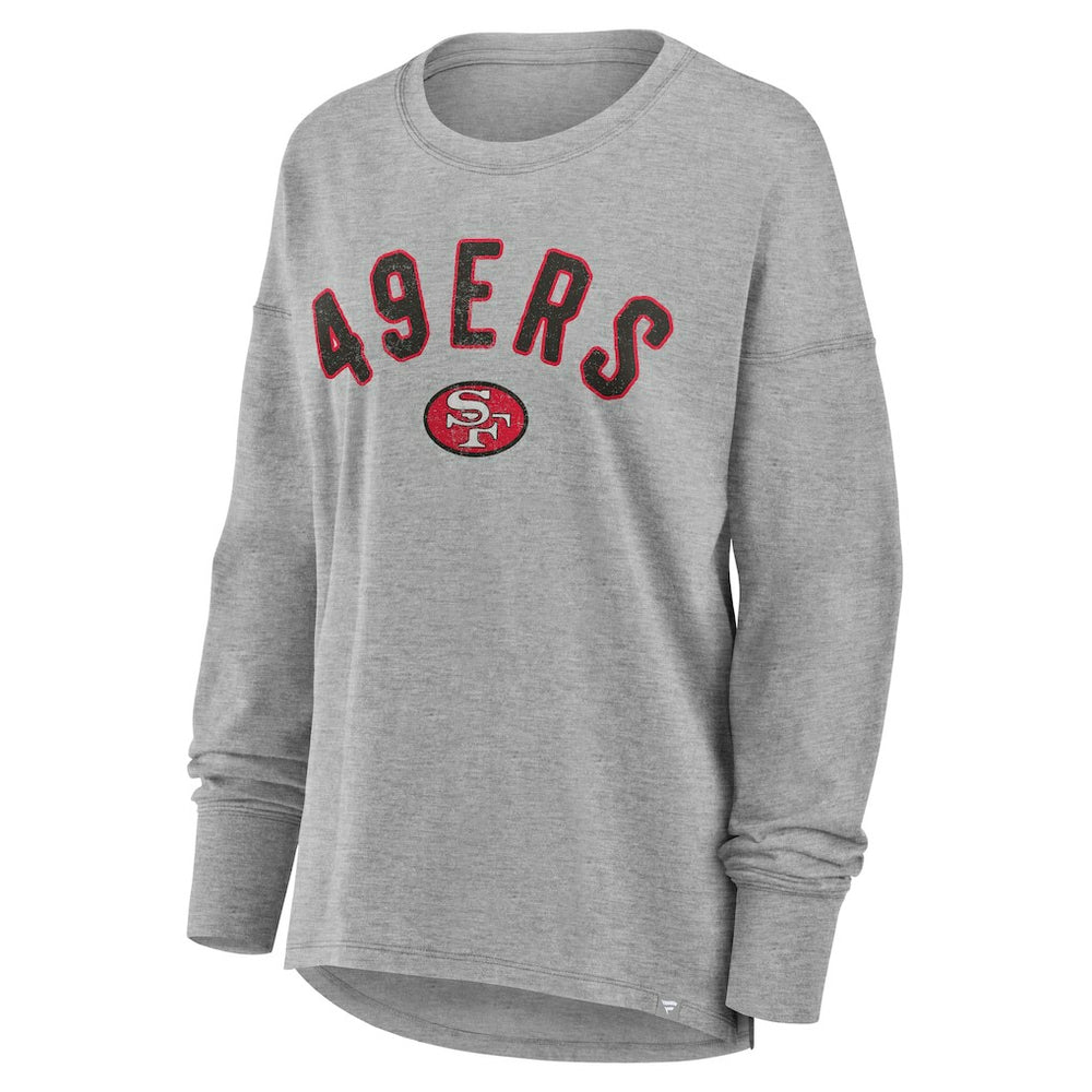 San Francisco 49ers Women's Hometown Legacy Long Sleeve T-Shirt Heather Gray