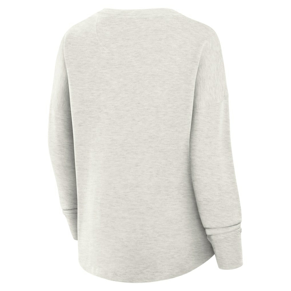 Cincinnati Bengals Women's Oversized Hometown Pullover Sweatshirt Heather Gray
