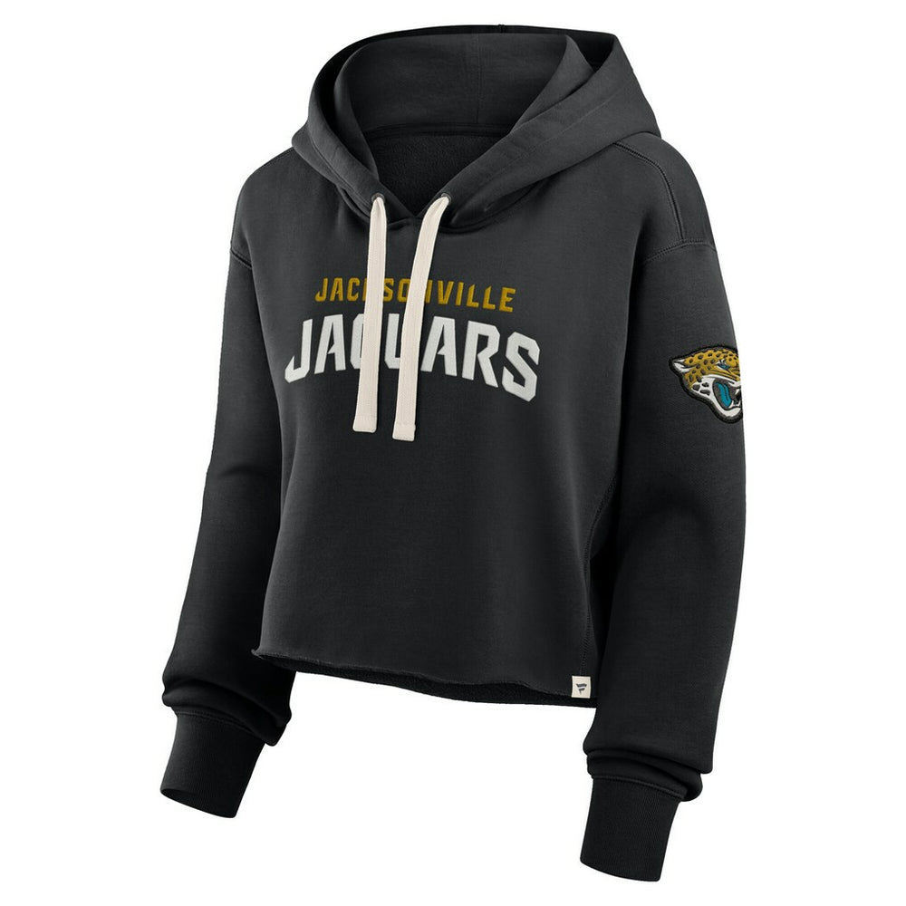 Jacksonville Jaguars Women's Oversized Hometown Heritage Cropped Hoodie Black