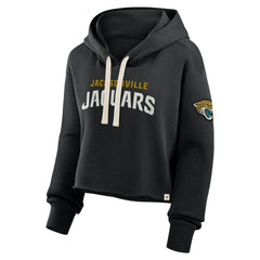 Jacksonville Jaguars Women's Oversized Hometown Heritage Cropped Hoodie Black