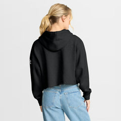 Atlanta Falcons Women's Oversized Hometown Heritage Cropped Hoodie Black