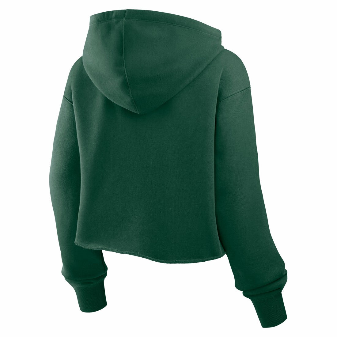 Green Bay Packers Women's Oversized Hometown Heritage Cropped Hoodie Green