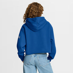 Seattle Seahawks Women's Oversized Hometown Heritage Cropped Hoodie Royal