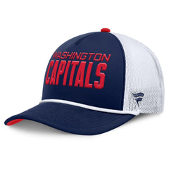 NHL Washington Capitals Fanatics Authentic Pro Rink A-Frame Adjustable Hat - Navy/White