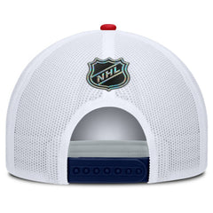 NHL Washington Capitals Fanatics Authentic Pro Rink A-Frame Adjustable Hat - Navy/White