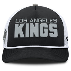 NHL Los Angeles Kings Fanatics Authentic Pro Rink A-Frame Adjustable Hat - Black/White