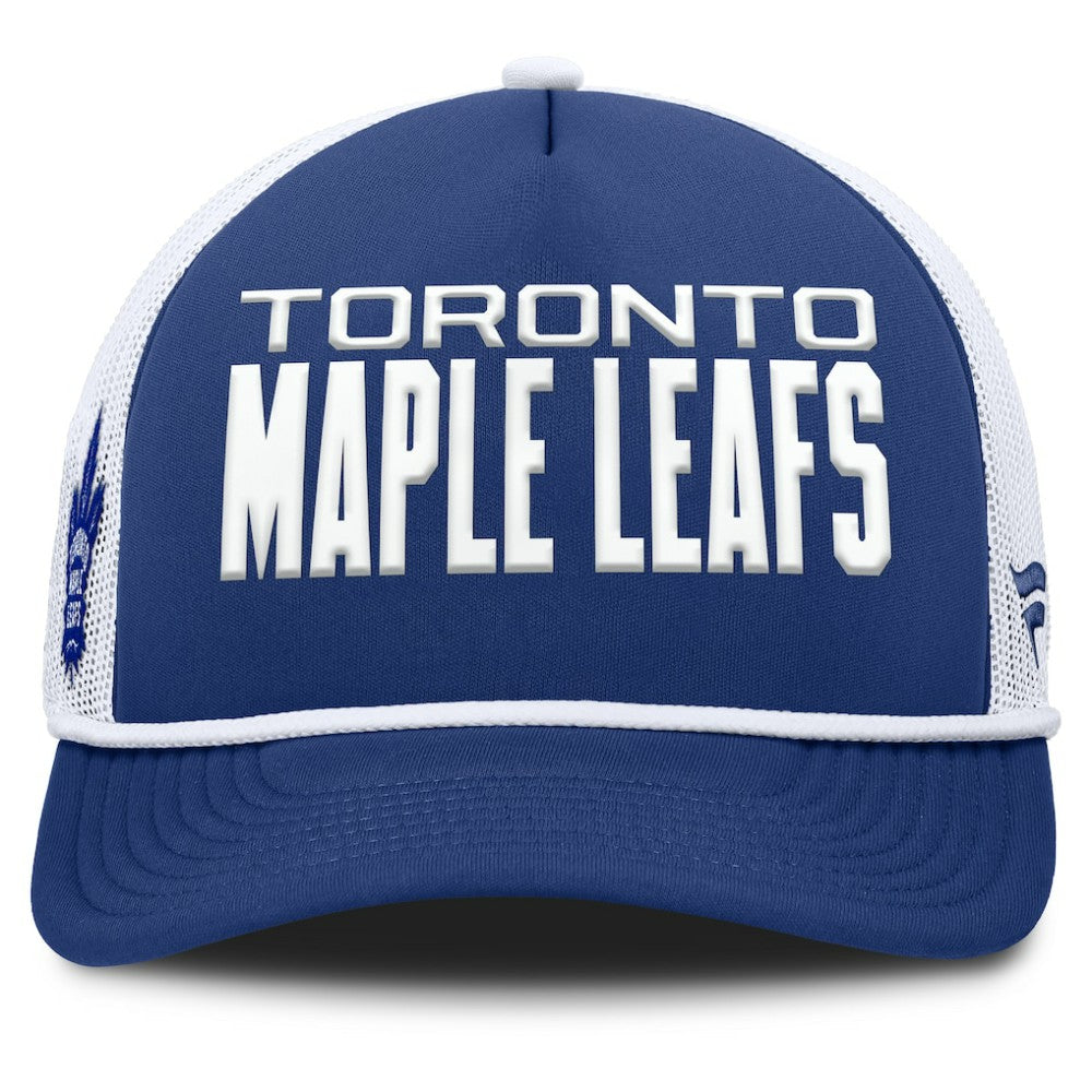 NHL Toronto Maple Leafs Fanatics Authentic Pro Rink A-Frame Adjustable Hat - Blue/White
