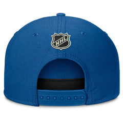 NHL St. Louis Blues Fanatics Authentic Pro Rink Team Code Snapback Hat - Blue