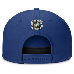 NHL Vancouver Canucks Fanatics Authentic Pro Rink Team Code Snapback Hat - Blue