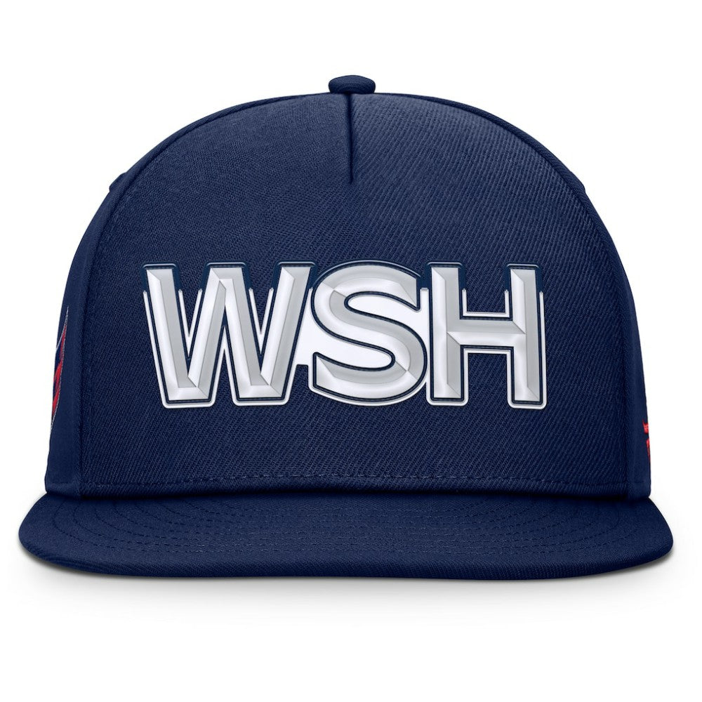 NHL Washington Capitals Fanatics Authentic Pro Rink Team Code Snapback Hat - Navy