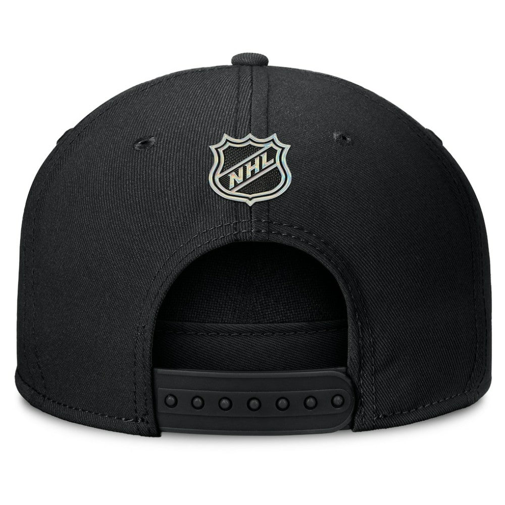 NHL Anaheim Ducks Fanatics Authentic Pro Rink Team Code Snapback Hat - Black