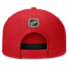 NHL Detroit Red Wings Fanatics Authentic Pro Rink Team Code Snapback Hat - Red