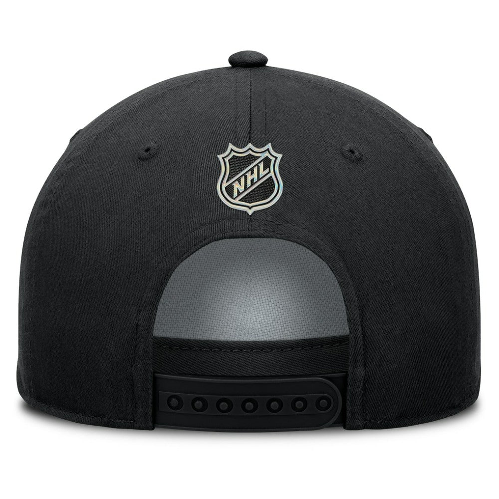 NHL Boston Bruins Fanatics Authentic Pro Rink Roper A-Frame Adjustable Hat - Black